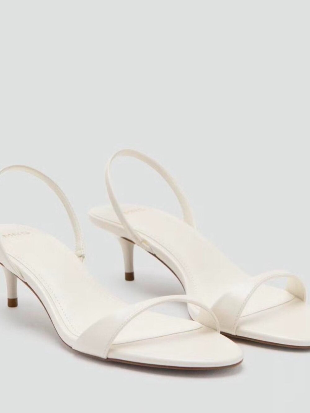 Mango Women's White Sandals